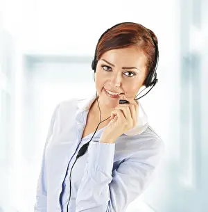 Customer Support Specialist Drucke: Call center operator. Customer support. Helpdesk