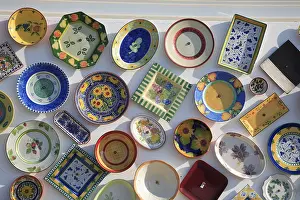 Ceramic Artwork Drucke: Ceramic trader, decoration facade