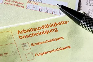 Incapacity Certificate Drucke: Certificate of incapacity for work
