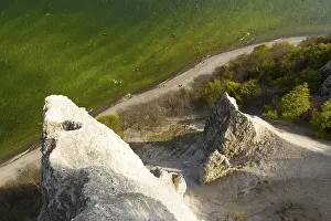 Steep European Coastline Drucke: Chalk cliffs