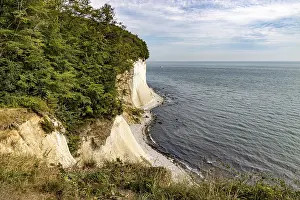 Steep Cliff Landscape Drucke: Chalk cliffs