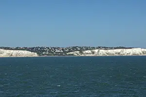 Steep Cliff Landscape Drucke: Chalk cliffs, cliffs, Dover, Kent