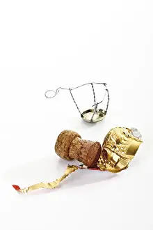 Sparkling Wine Bottle Drucke: Champagne cork