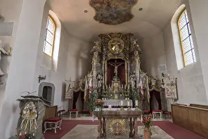 Bavaria Interior Photography Drucke: Chancel of St. James the Elder