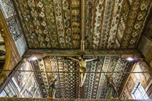 Carpathian Mountains Landscape Drucke: Chapel and ceiling with polychrome from 1655