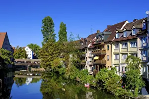 Central Europe River Views Drucke: From the Charles Bridge onto the Pegnitz