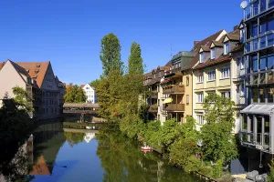 Central Europe Pictures Drucke: From the Charles Bridge onto the Pegnitz