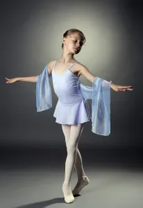 Cute Dancer Drucke: Charming little dancer posing in studio