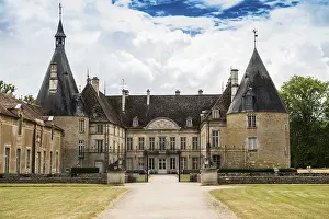 France Tourist Attractions Drucke: Chateau de Commarin, Commarin