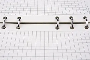 Empty Note Pad Drucke: Checked white notebook
