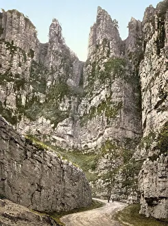 Historic British Landscape Drucke: Cheddar Gorge, Cliffs of Cheddar