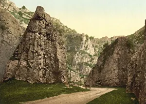 Cheddar Gorge Drucke: Cheddar Gorge, Cliffs of Cheddar