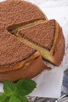 Gerahmter Druck : Cheesecake Gerahmter Druck : Cheesecake