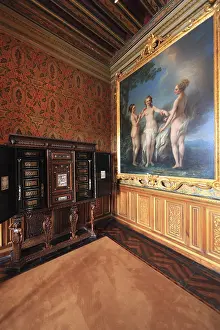 Loire Valley Tourist Attraction Drucke: Chenonceau Castle