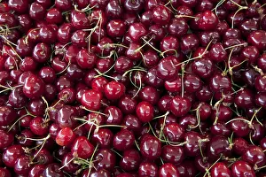 Nutrition Rich Cherries Drucke: Cherries, background