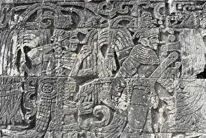 Drucke von Chichen Itza, UNESCO-Welthandelsort, Mexiko, Mérida, Yucatán, Zentralamerika Fotorealistische Kunstwerke Drucke: Chichen Itza, UNESCO-Weltdokumentenerbe.