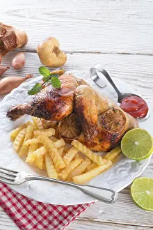 High Calorie Snack Drucke: Chickens with chips