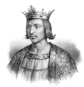 Medieval French Monarchs Drucke: Childebert III, called the Just