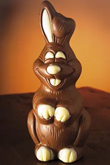 Traditional Easter Sweets Drucke: Chocolate Easter bunny