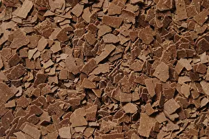 Chocolate Sweets Photography Drucke: Chocolate flakes