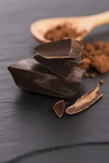 Broken Chocolate Bar Drucke: Chopped chocolate