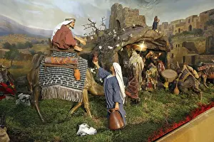Krippe Drucke: Weihnachtsbett