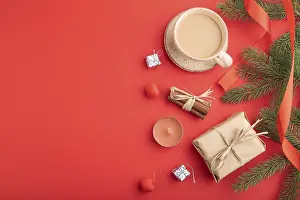 Copy Space For Text Ideas Drucke: Christmas or New Year composition