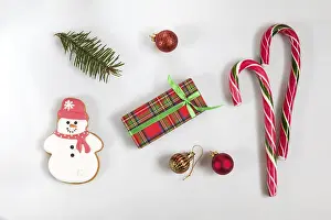 Christmas Composition Drucke: Christmas and New Year composition