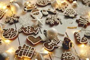 Christmas Sweets Drucke: Christmas sweets composition