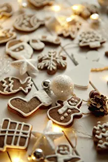 Sweet Treats Drucke: Christmas sweets composition