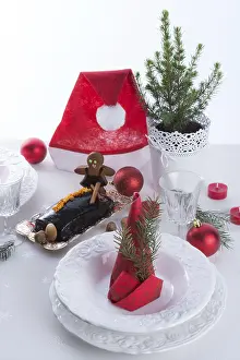Deserted Christmas Table Drucke: Christmas table deko
