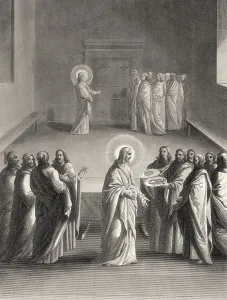 Resurrection Of Jesus Christ Drucke: Christ's appearance without Thomas