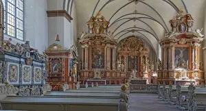 Sacred Building Interior Space Drucke: Church, inside, Corvey Monastery