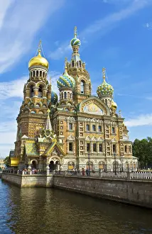 Drucke von Kirche des Erlösers auf dem Blutgeld, Sankt Petersburg, Russland Föderationsarchitektur Drucke: Kirche des Erlösers auf dem Blutigen Platz