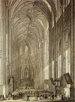 Paris Church Drucke: The Church of St Eustache, Paris