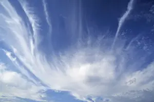 Deserted Landscapes Drucke: Cirrus clouds