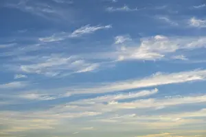 Cirrus Cloud Formation Drucke: Cirrus clouds, feather clouds, ice clouds