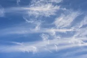 Good Weather In Germany Drucke: Cirrus clouds, feather clouds, ice clouds