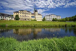 Greiz Castle Drucke: Classical Lower Castle and G. E