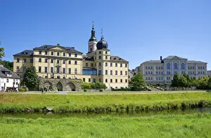 Greiz Castle Drucke: Classical Lower Castle and G. E