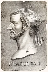 Ancient Rome Emperor Drucke: Claudius II oder Claudius Gothicus