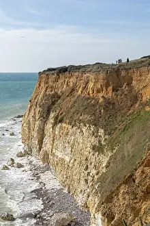 Steep Cliff Line UK Drucke: Cliffs at Cuckmere Haven, Seven Sisters