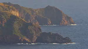 Aeolian Islands Sicily Drucke: Cliffs on the island of Lipari