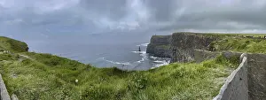 County Clare Landscape Drucke: Cliffs of Moher, famous cliffs