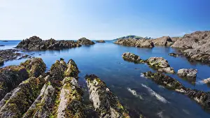 Great Britain Coastal Scenes Drucke: Cliffs and rocks by the Bantham Beach