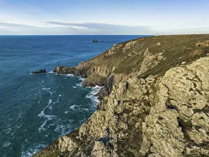 England Coastal Scenes Drucke: Cliffs of St Agnes, Saint Agnes