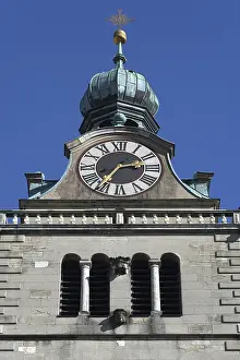 Central European Architectural Styles Drucke: Clock tower of the Basilica of St