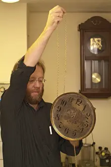 Watchmaker Profession Drucke: Clockmaker restore clock
