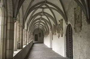 Abandoned Monastery Buildings Drucke: Part of a cloister of a monastery