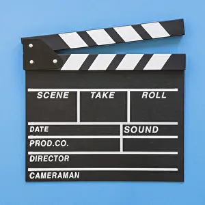 California Studio Shot Drucke: Close up clapperboard